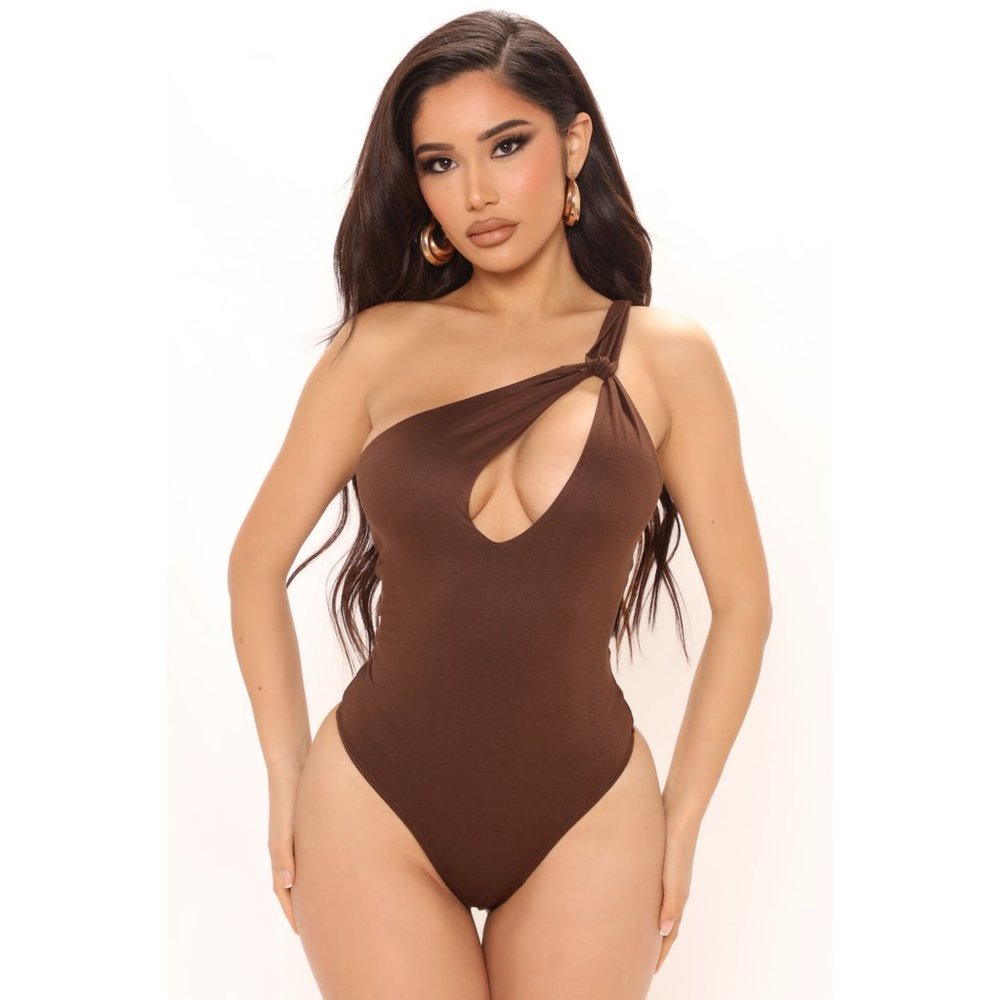 Heart Breaker Bodysuit - Chocolate